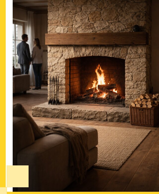 Открытые камины под ключ в Полевской от 153975 р. ЭриданПлв