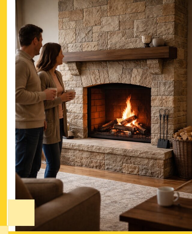 Каменные камины на заказ в Полевской от 184770 р. | ЭриданПлв