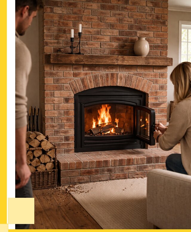 Кирпичные камины под ключ в Полевской от 153975 р. | ЭриданПлв