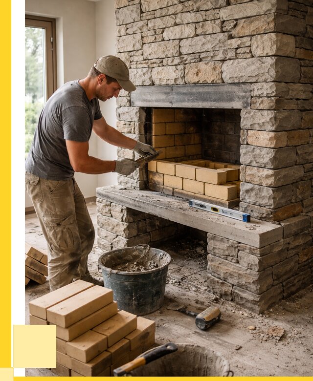 Кладка каминов и камина в Полевской от 25663 р. ЭриданПлв