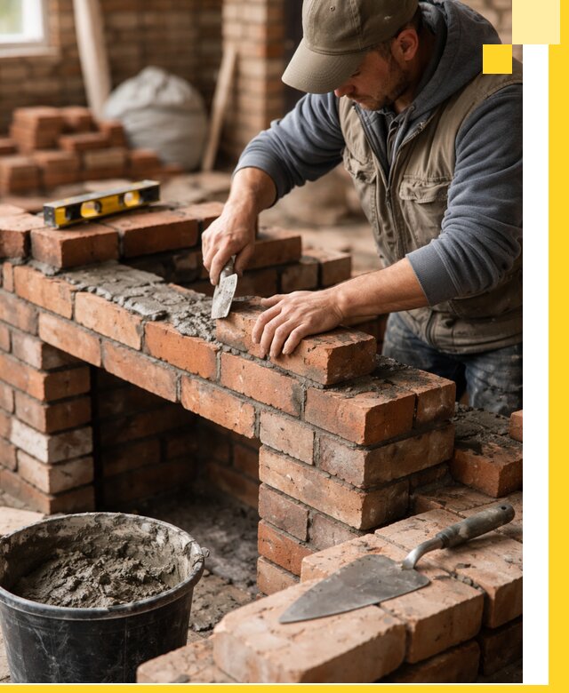 Кладка каминов под ключ в Полевской профессиональная отделка и монтаж