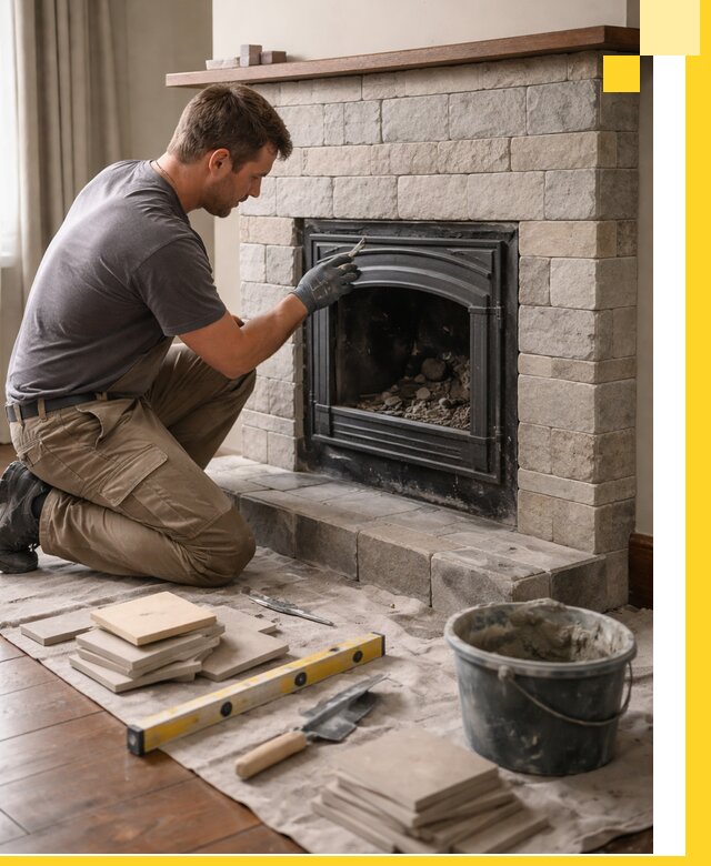 Профессиональный ремонт каминов в Полевской восстановление и сервис