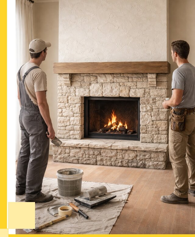 Отделка каминов в Полевской от 6672 р. под ключ | ЭриданПлв