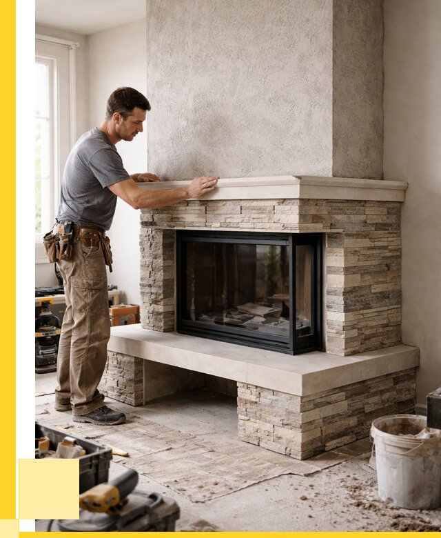 Изготовление каминов под ключ в Полевской от 153975 р. | ЭриданПлв