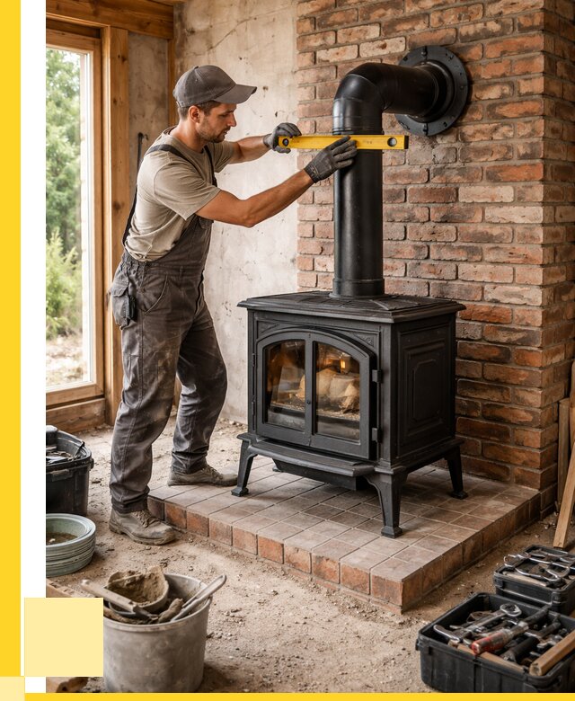 Монтаж печей установка банной печи в Полевской от 15398 р. | ЭриданПлв