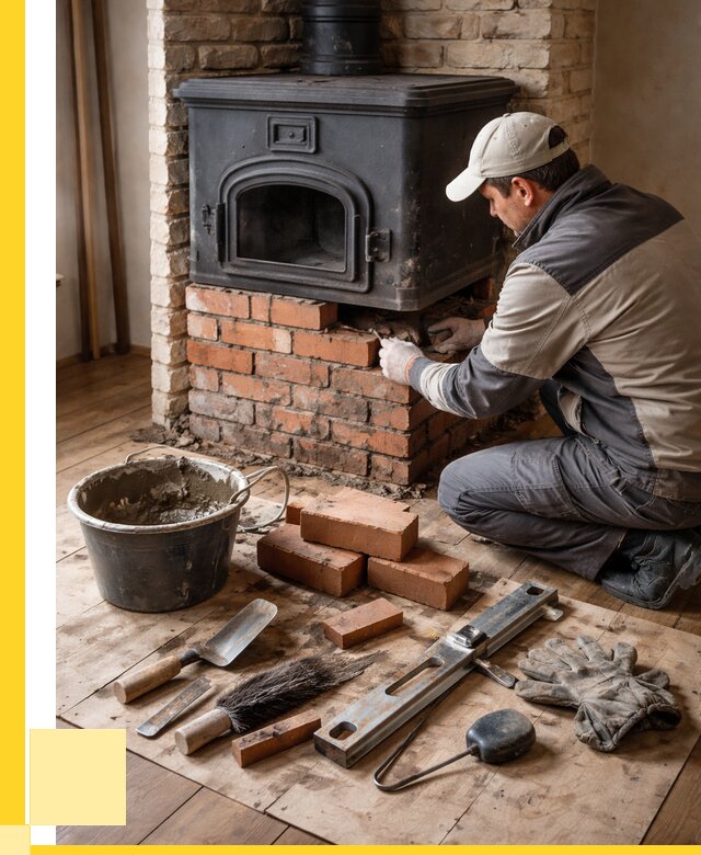 Ремонт печей в Полевской от 12318 р., услуги печника ЭриданПлв