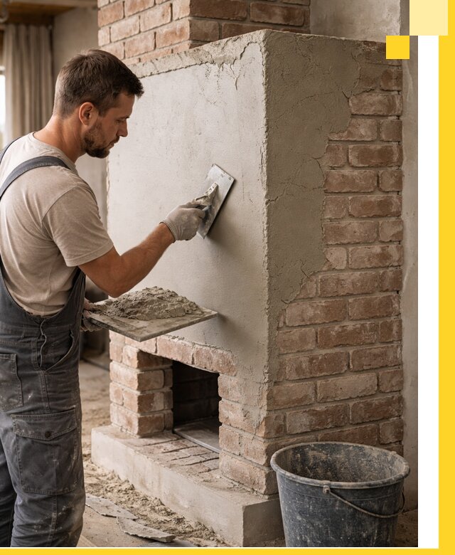 Отделка печей и облицовка каминов в Полевской под ключ