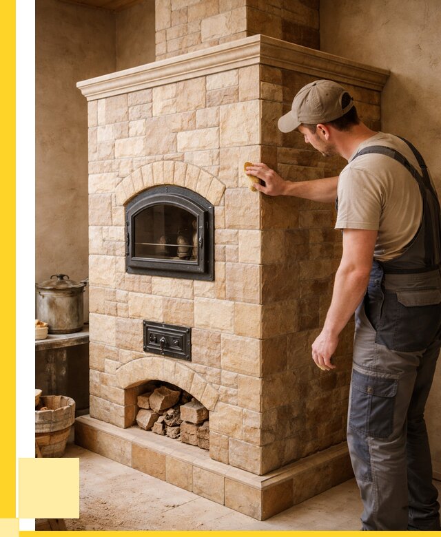 Облицовка печей в Полевской от 4619 р. под ключ | ЭриданПлв