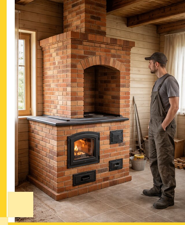 Кирпичные печи в Полевской: купить от 153975 р. | ЭриданПлв