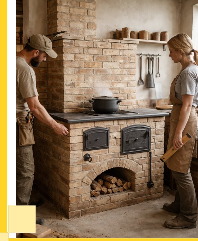 Варочно отопительные печи в Полевской от 92385 р. | ЭриданПлв