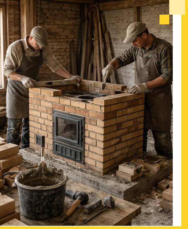 Изготовление и установка варочных печей под ключ в Полевской