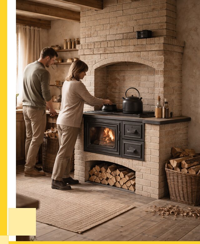 Печи с плитой в Полевской от 46193 р. | ЭриданПлв — кирпичная печь