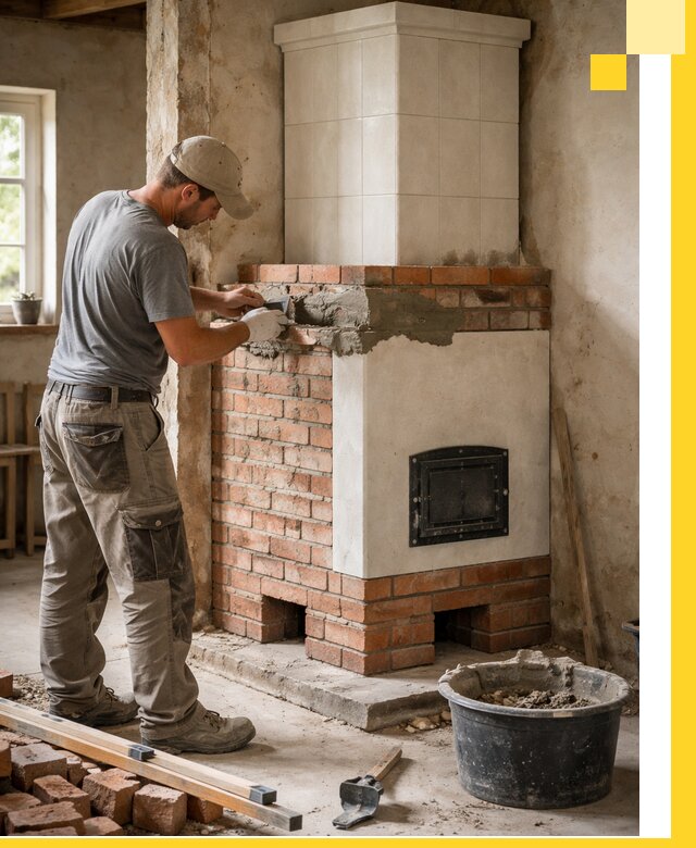 Изготовление и установка печей-голландок под ключ в Полевской