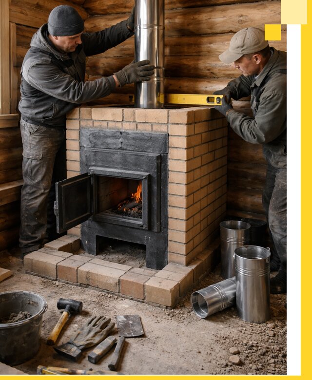 Проектирование, изготовление и установка банных печей в Полевской