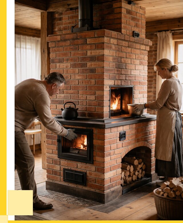 Печи для загородного дома под ключ в Полевской от 82120 р. | ЭриданПлв