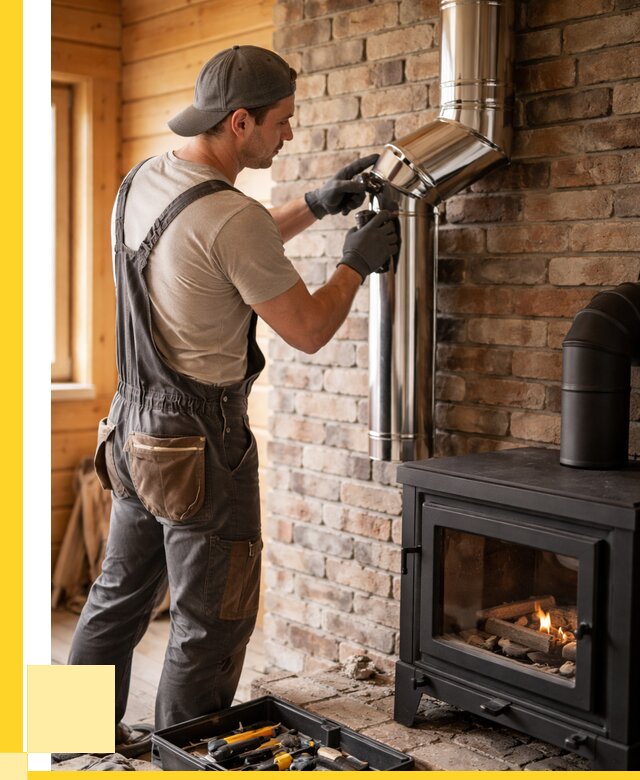 Монтаж дымоходов для печей в Полевской от 7699 р. | ЭриданПлв