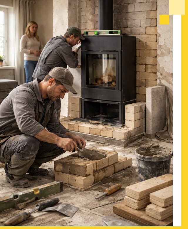 Печи и камины под ключ: проект, установка в Полевской