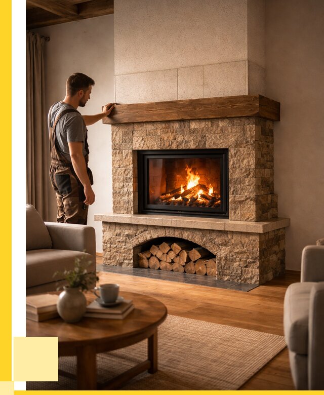 Печи камины для дома под ключ в Полевской от 56458 р. | ЭриданПлв