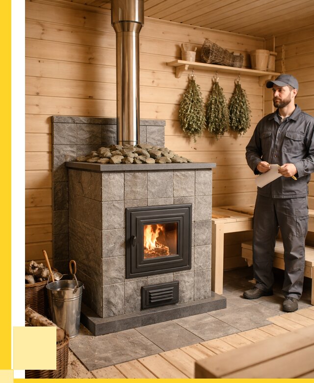 Печи для бани под ключ в Полевской от 123180 р. | ЭриданПлв