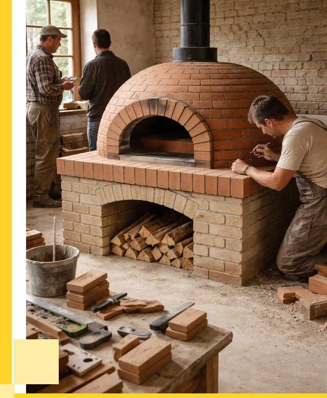 Помпейская печь дровяная для пиццы в Полевской | ЭриданПлв от 205300 р.