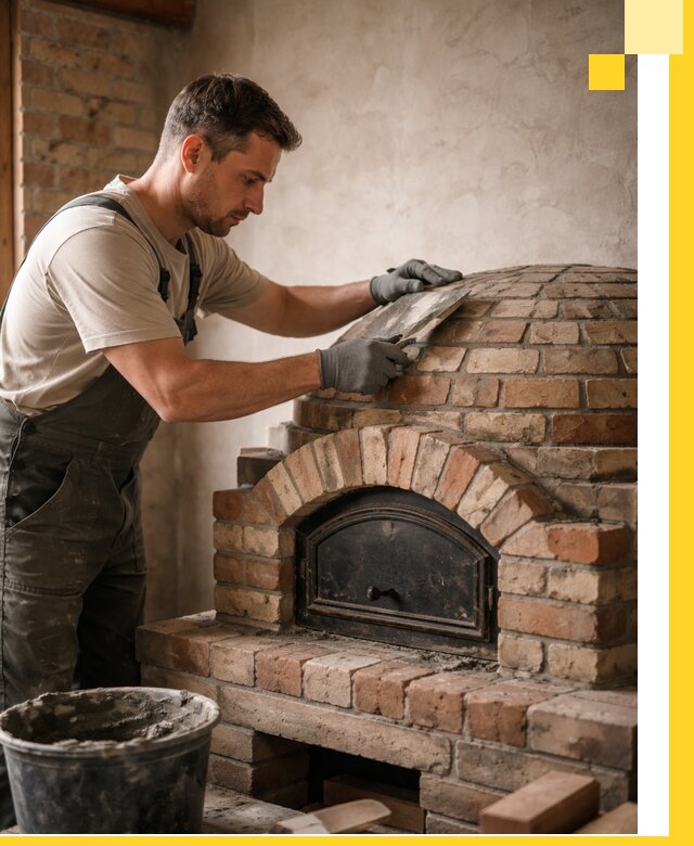 Изготовление и монтаж помпейских печей на заказ в Полевской