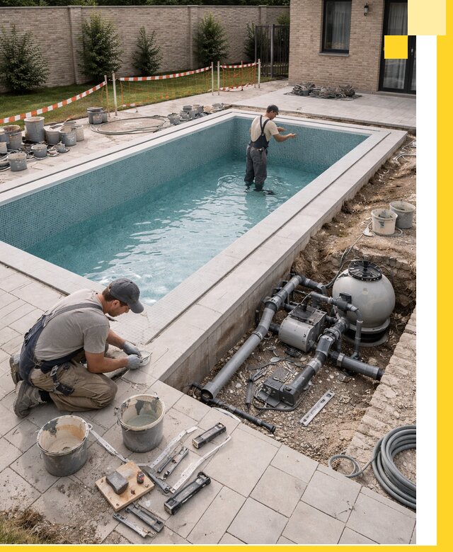 Строительство бассейнов под ключ в Полевской: проекты и монтаж