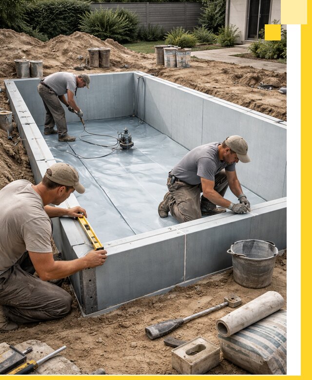 Профессиональный монтаж бассейнов под ключ в Полевской с гарантией