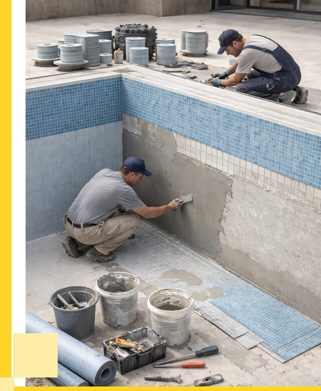 Ремонт и обслуживание бассейнов в Полевской от 25663 р. | ЭриданПлв