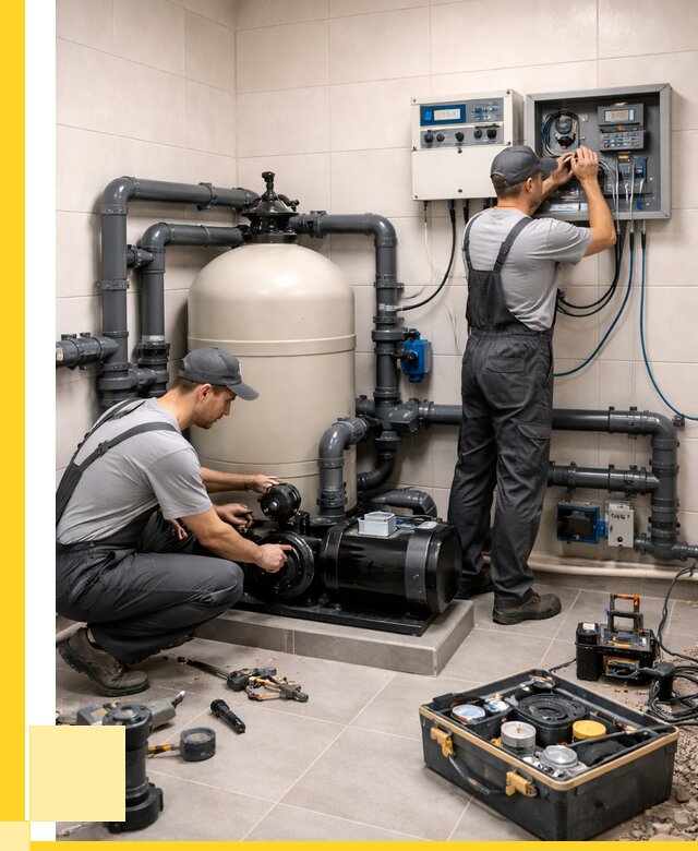 Монтаж оборудования для бассейнов в Полевской от 41060 р. | ЭриданПлв