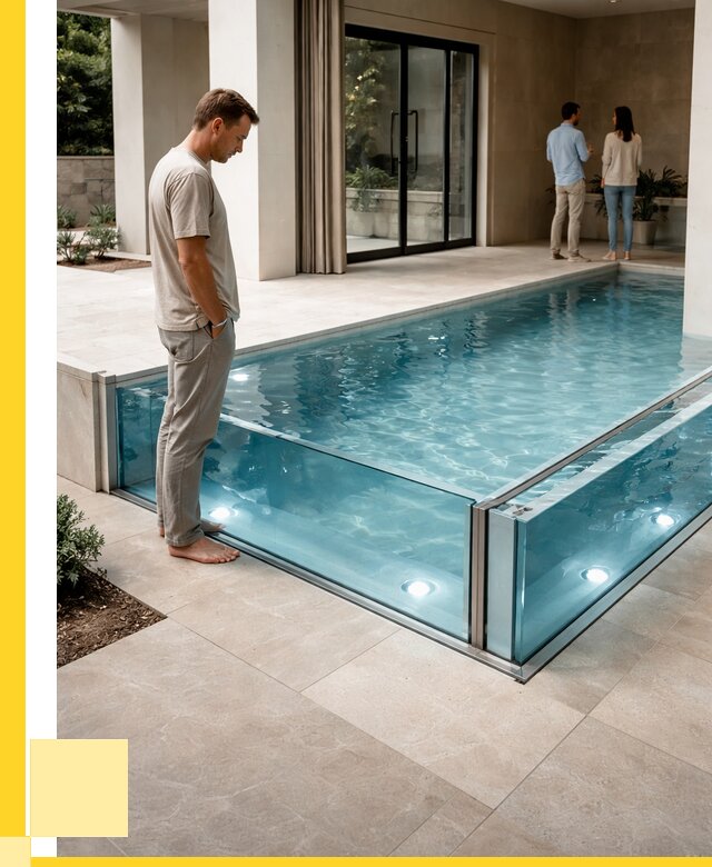 Стеклянные бассейны в Полевской от 1231800 р. | ЭриданПлв — мозаика