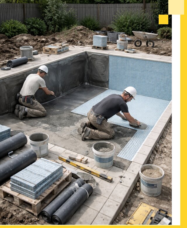 Проектирование и строительство стационарных бассейнов в Полевской