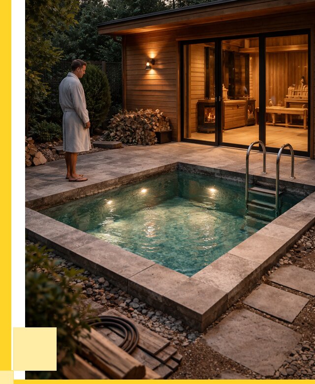 Бани с бассейном под ключ в Полевской от 97518 р. | ЭриданПлв