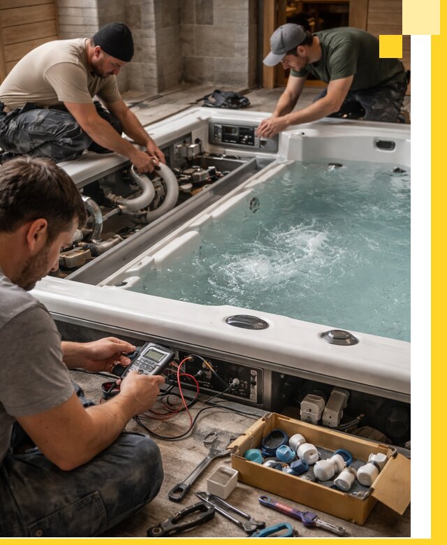 Гидромассажные бассейны под ключ в Полевской, дизайн и монтаж