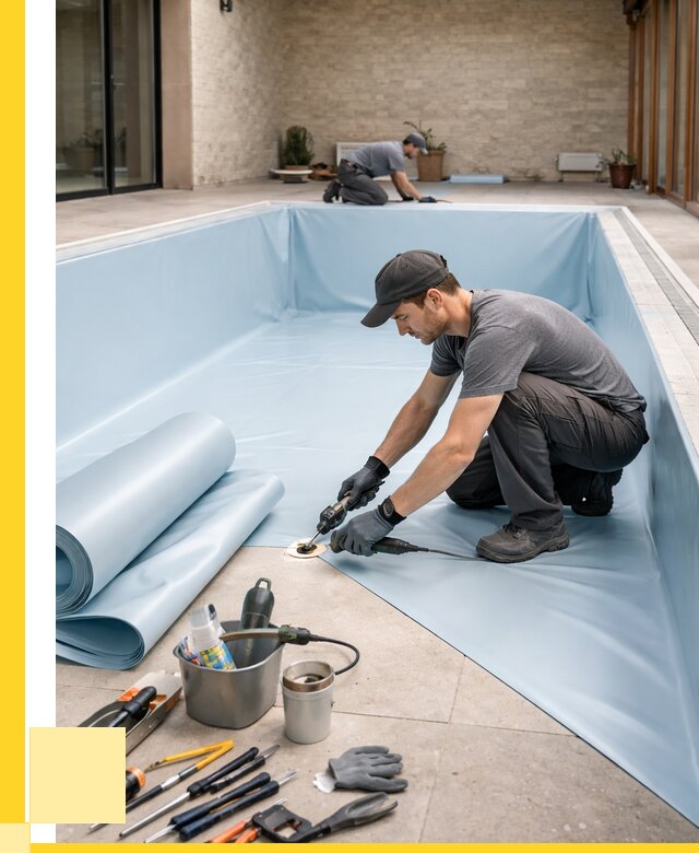 Пленка ПВХ для бассейнов в Полевской от 2566 р. | ЭриданПлв