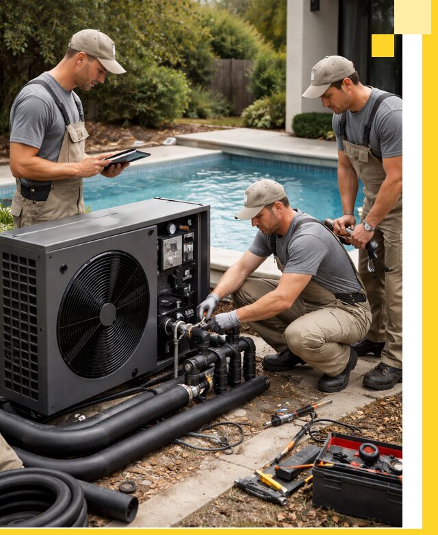 Проектирование и установка тепловых насосов для бассейнов в Полевской