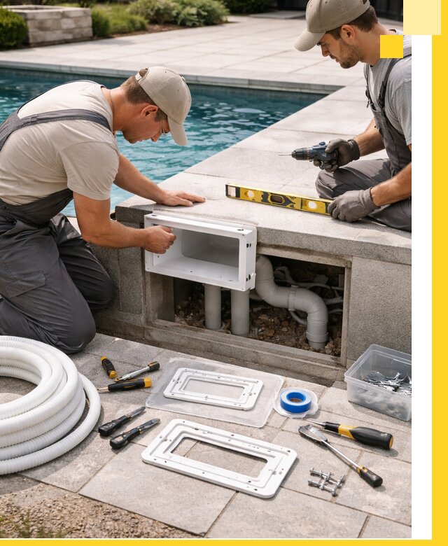 Поставка и установка скиммеров для бассейнов в Полевской