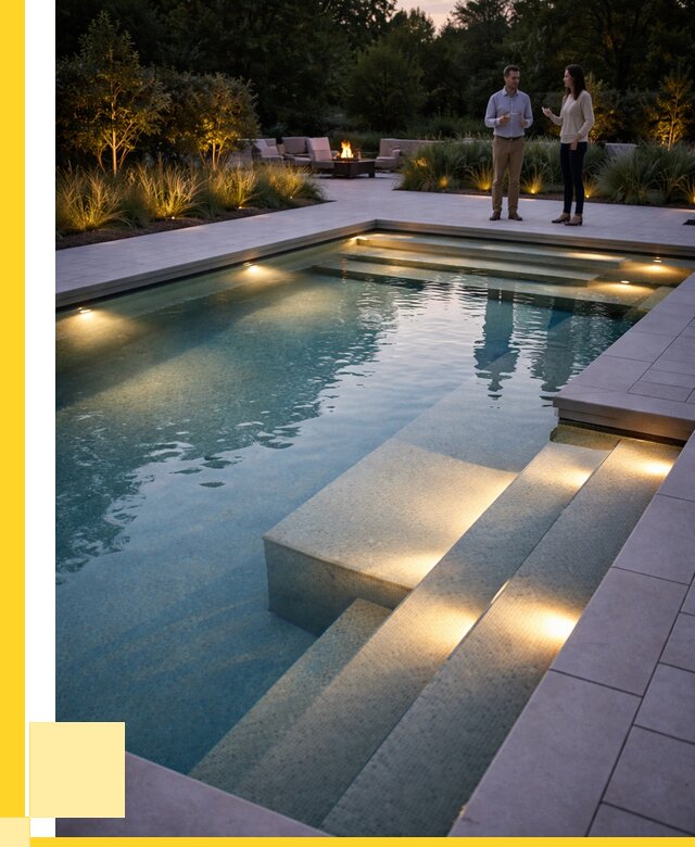 Освещение бассейнов в Полевской под ключ от 25663 р. | ЭриданПлв