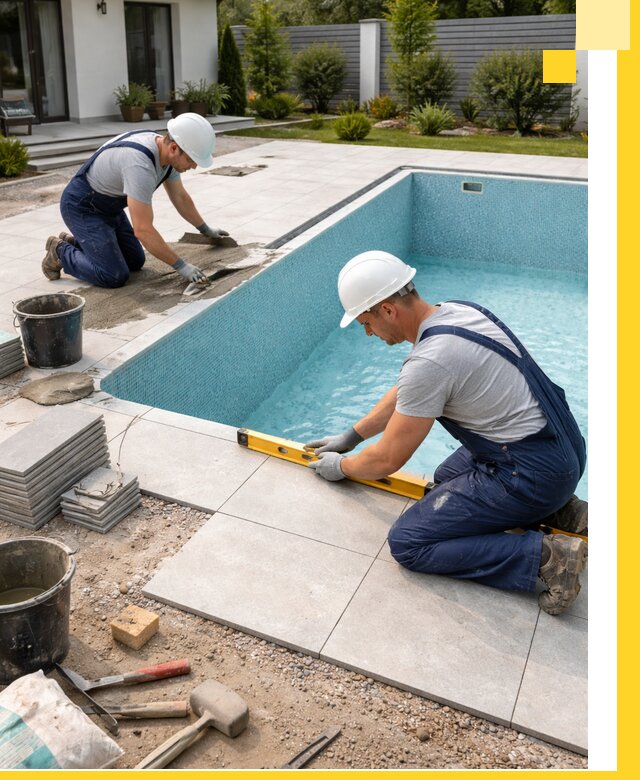 Строительство и монтаж плавательных бассейнов под ключ в Полевской