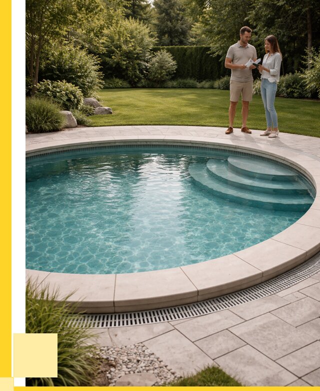 Круглые каркасные бассейны купить в Полевской от 256625 р. | ЭриданПлв