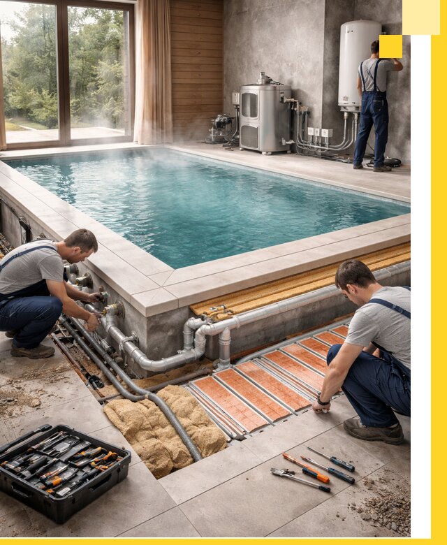 Проектирование и строительство тёплых бассейнов в Полевской