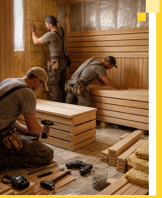 Профессиональное строительство саун под ключ в Полевской