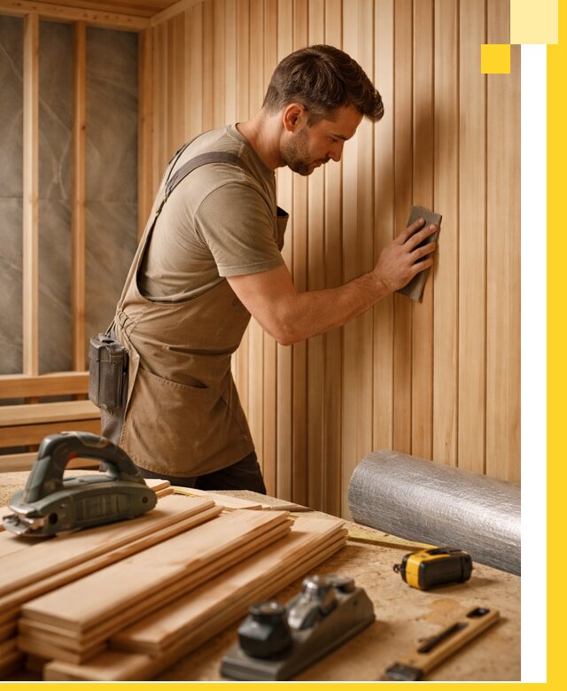 Профессиональная отделка саун и парных под ключ в Полевской