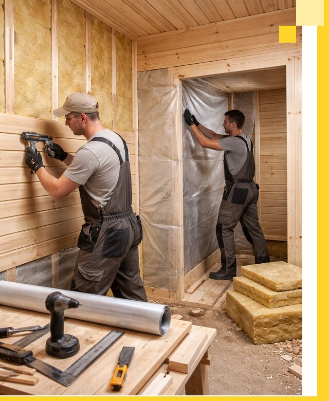 Бани под ключ в Полевской с проектом и полным монтажом