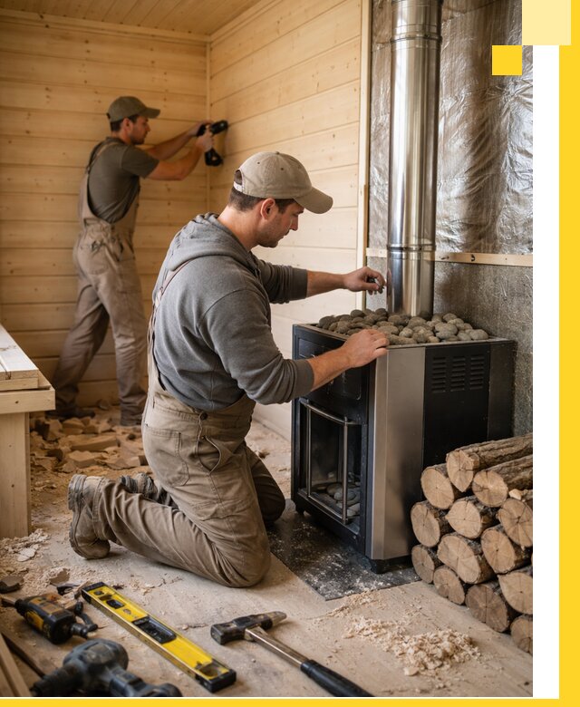 Строительство деревянных бань под ключ в Полевской проекты и монтаж