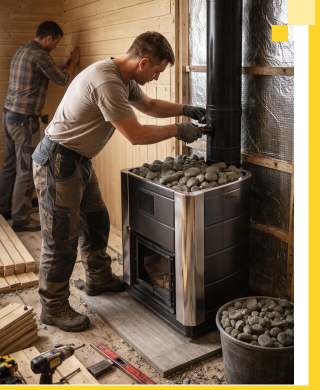 Проектирование и строительство парилок для бани в Полевской под ключ