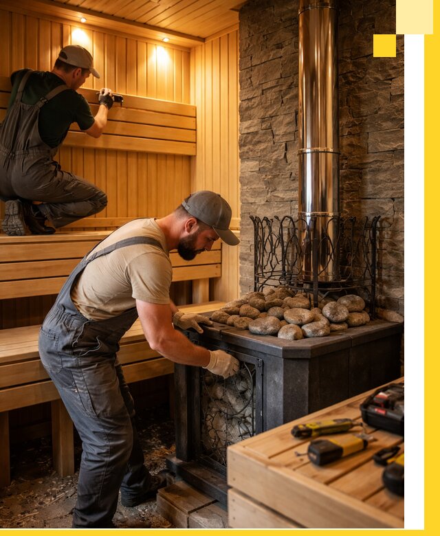 Комплексный дизайн бань, саун и зон отдыха в Полевской