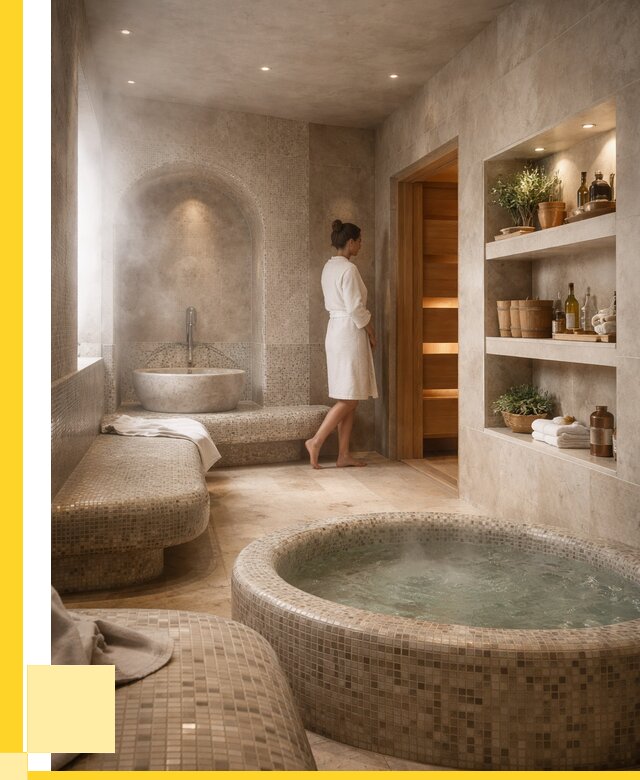 Строительство бани с хамамом в Полевской от 769875 р. | ЭриданПлв