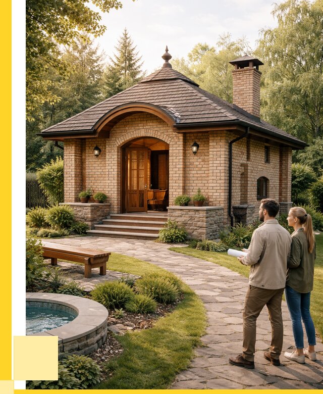 Проект кирпичной бани в Полевской от 30795 р. | ЭриданПлв