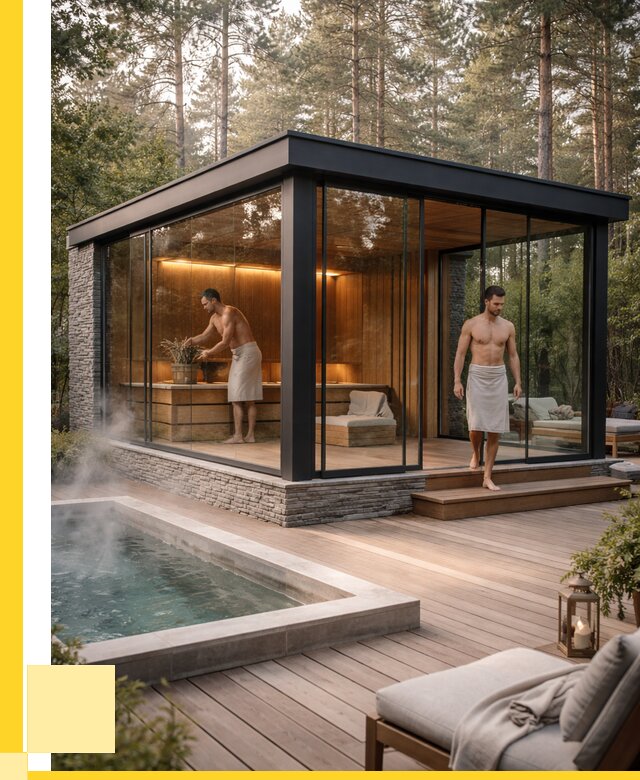 Стеклянные бани и двери в Полевской от 461925 р. | ЭриданПлв