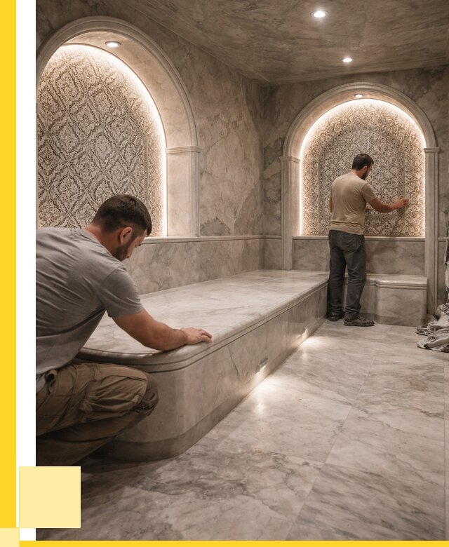 Турецкие бани под ключ в Полевской от 256625 р. | ЭриданПлв